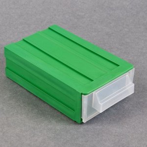 Бокс для хранения, 14,5 x 8,7 x 4,2 см, цвет зелёный