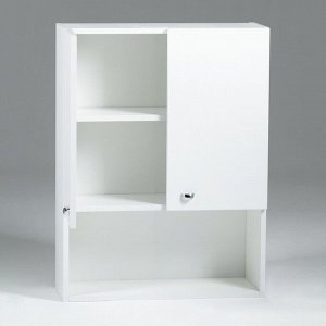 Шкаф для ванной комнаты "Вега 6004" белый, 60 х 24 х 80 см
