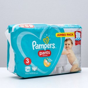 Подгузники-трусики Pampers для мальчиков и девочек, 6-11 кг, 60 шт.