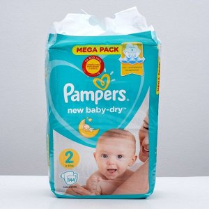 Подгузники Pampers New Baby "Памперс Нью Бэби" 2 Mini (4-8 кг), 144 шт
