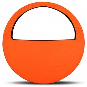 Чехол-сумка для обруча, диаметр 60-90 см, цвет оранжевый