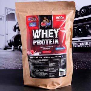Протеин RusLabNutrition Whey Protein 75% (800 г) клубника