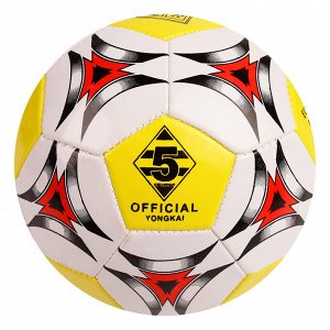 СИМА-ЛЕНД Мяч футбольный, размер 5, 32 панели, PVC, 2 подслоя, машинная сшивка, 260 г, МИКС