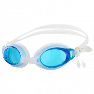 Очки для плавания + беруши, цвета МИКС