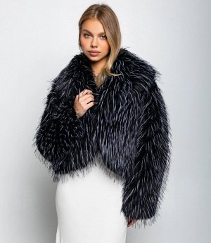 Шуба #КТ4011 (1), чёрный