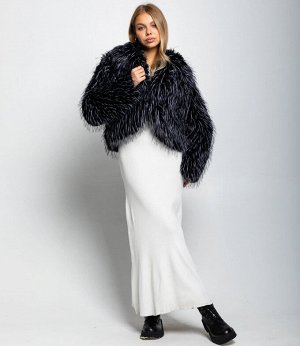 Шуба #КТ4011 (1), чёрный
