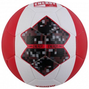 Мяч футбольный MINSA SPORT ENERGY, размер 5, 32 панели, PVC, бутиловая камера, 260 г
