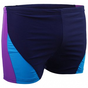 Плавки-шорты взрослые для плавания, размер 46, цвет чёрный/синий