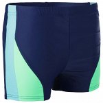 Плавки-шорты взрослые для плавания, размер 56, цвет чёрный/синий