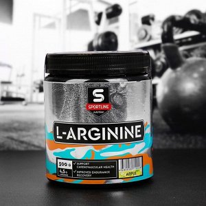 Аргинин SportLine L-Arginine, яблоко, 500 г