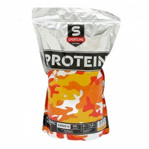 Протеин Sportline Dynamic Whey Protein, банан, спортивное питание, 1000 г