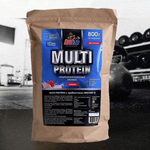 Протеин RusLabNutrition Multi Protein  (800 г) клубника