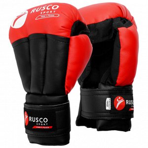 Перчатки для рукопашного боя RUSCO SPORT, 6 унций, цвет красный