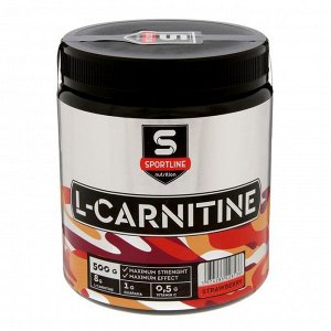 L-Карнитин SportLine, Клубника, спортивное питание, 500 г