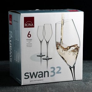 Набор бокалов для вина Swan, 320 мл, 6 шт