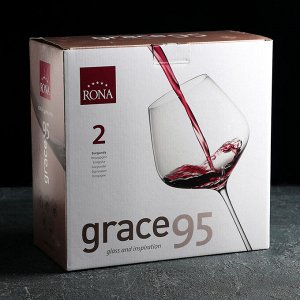Набор бокалов для вина 950 мл Grace, 2 шт