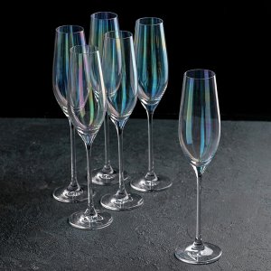 Набор бокалов для шампанского Celebration, 210 мл, перламутр