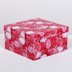 Набор подарочных коробок 3 в 1 «Цветы», 18 ? 18 ? 10?22 ? 22 ? 12 см
