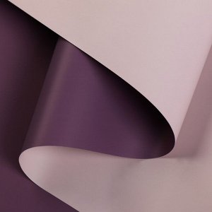 Пленка матовая для цветов «Зефир», розово - фиолетовый, 57x10 м