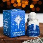 Колокольчик в форме ангела «С Рождеством Христовым!»