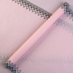 Пленка матовая для цветов "Стиль",нежно розовый,60 см х 5 м