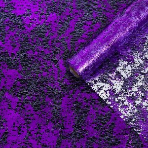 Сетка для цветов "Ажур", цвет фиолетовый, 0,5 х 4,5 м
