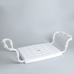 Сиденье для ванны раздвижное, 35x29 см, белое