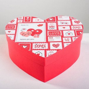 Набор подарочных коробок 3 в 1 «Любовь повсюду», 16 ? 14 ? 6 см?22 ? 20 ? 9 см