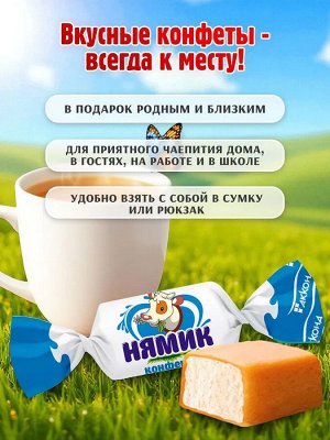 Конфеты "Нямик сливочный" Акконд 500 г (+-10 гр)