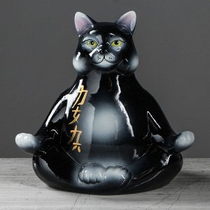 Копилка "Йошкин-кот", покрытие лак, чёрная, 24 см