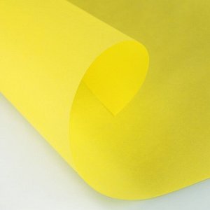 Калька для цветов «Жёлтый», 0,5 х 10 м
