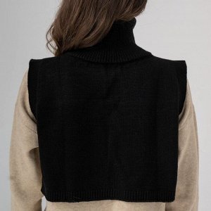 Манишка ✔️Нет эффекта «удушья»: В отличие от шарфа, который может быть слишком длинным и громоздким, манишка сидит точно по размеру, не мешая и не ограничивая движений.

✔️ Стиль: Добавляет слоёности 