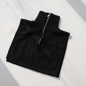 Манишка ✔️Нет эффекта «удушья»: В отличие от шарфа, который может быть слишком длинным и громоздким, манишка сидит точно по размеру, не мешая и не ограничивая движений.

✔️ Стиль: Добавляет слоёности 