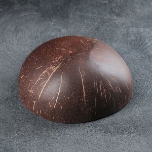 Чаша «Ханг», 13?6 см, из скорлупы кокосового ореха, цвет натуральный