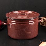 Кастрюля «Коричневый рябчик», 7 л