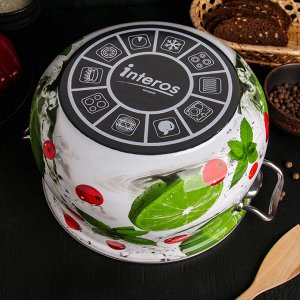 Кастрюля «Мохито» 5,7л, стеклянная крышка