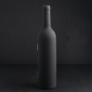 Набор для вина Доляна «Бутылка», 5 предметов: пробка, кольцо, каплеуловитель, штопор, нож для срезания фольги