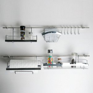 Рейлинговая система для кухни : базовый набор, 16 предметов