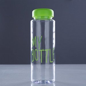 Бутылка для воды "My bottle", 500 мл, микс, 7х19 см