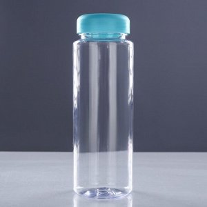 Бутылка для воды 500 мл, микс, 6х19 см