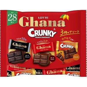 LOTTE Cranky Chocolate - набор шоколадных мини-плиток