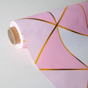 Клеенка столовая на ткани (рулон 20 метров), ширина 137 см "Фламинго"