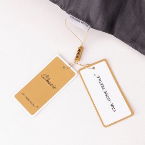 Комплект постельного белья Страйп Сатин Однотонный на резинке CTR035