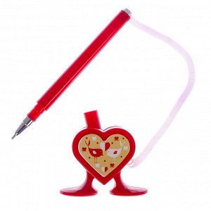 Фигурная ручка "Пиши с любовью" на подставке