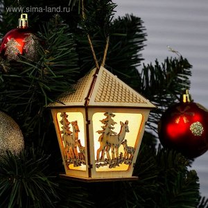 Декор с подсветкой Волшебный фонарь дерево  см