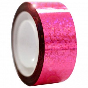 Обмотка для гимнастических булав и обручей Diamond клейкая, цвет флюо-розовый металлик