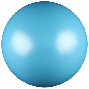 Мяч для художественной гимнастики, силикон, металлик, 15 см, 300 г, AB2803, цвет голубой