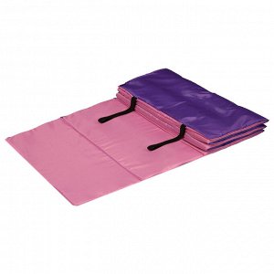 Коврик гимнастический взрослый 180 x 60 см, цвет розовый/фиолетовый