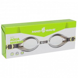 Очки для плавания юниорские AQUA Mirror, M0415 04 0 01W, цвет чёрный