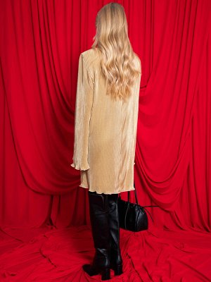 Платье Гофре (золотое)